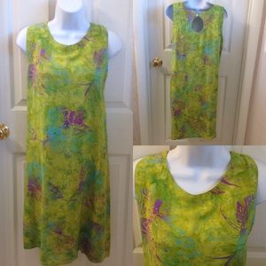 Island Beach Summer Sleeveless Sheath Dress